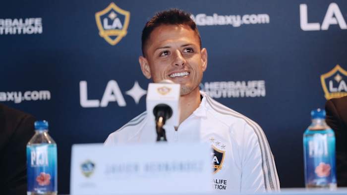 Chicharito has joined the LA Galaxy in MLS